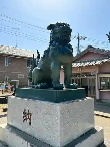 鬼鎮神社の狛犬