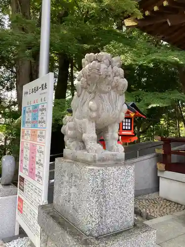 鈴鹿明神社の狛犬