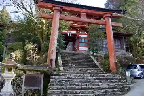 吉野水分神社の鳥居