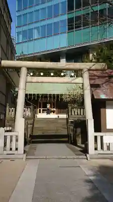  六本木天祖神社の鳥居