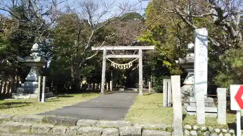 鎌田神明宮の鳥居