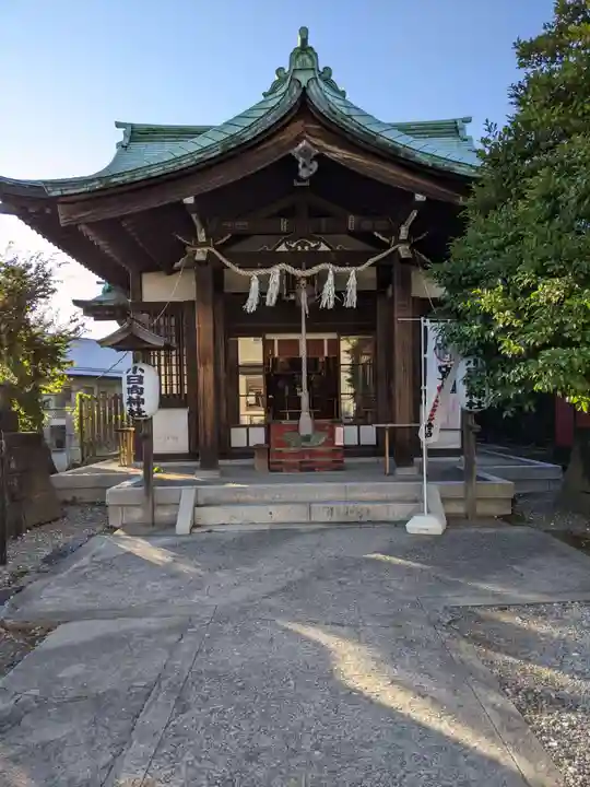 小日向神社の本殿・本堂