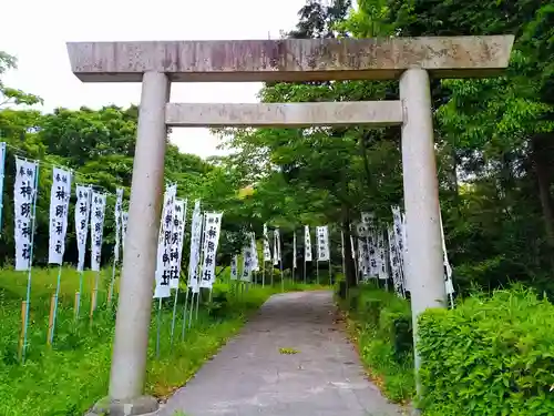 神明神社の鳥居