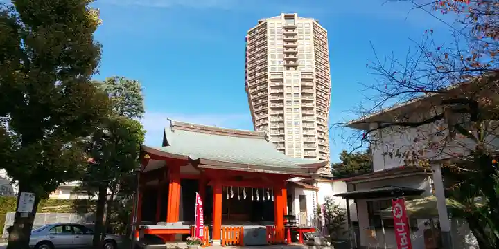 麻布氷川神社の本殿・本堂