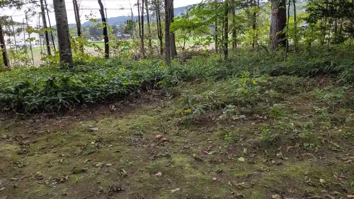 足寄神社の庭園