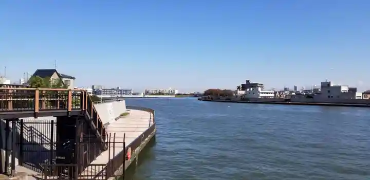 上平井天祖神社の周辺