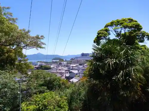 妙見神社の景色