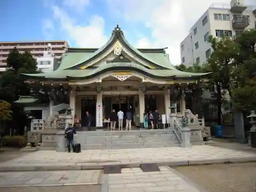 難波八阪神社の本殿