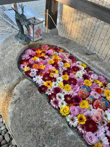 金井神社の手水舎