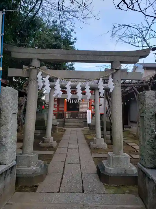 藤神稲荷神社の鳥居
