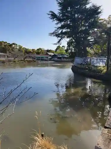 旗上弁財天社の景色