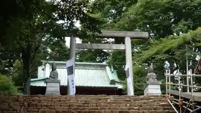 新田神社の鳥居