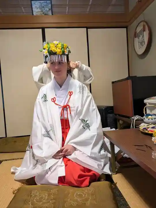 村屋坐弥冨都比売神社の体験その他