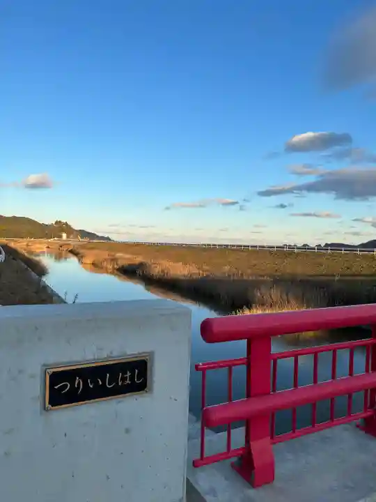 釣石神社の景色
