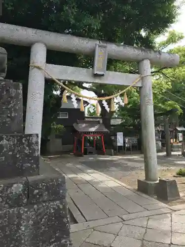 龍ケ崎八坂神社の鳥居