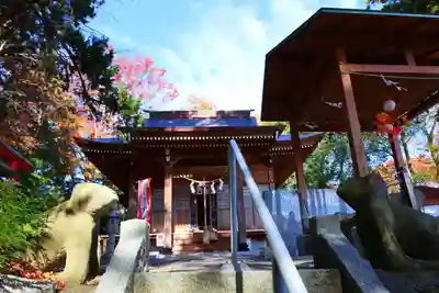 阿久津「田村神社」(郡山市阿久津町)旧社名:伊豆箱根三嶋三社の狛犬