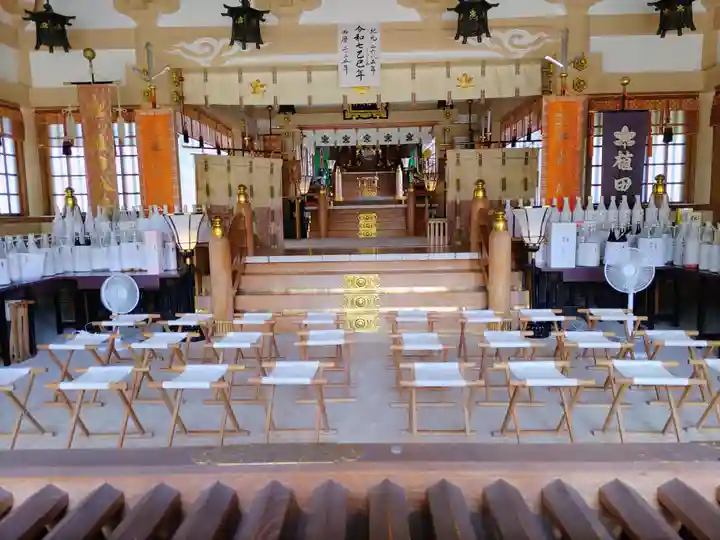 植田八幡宮の本殿・本堂