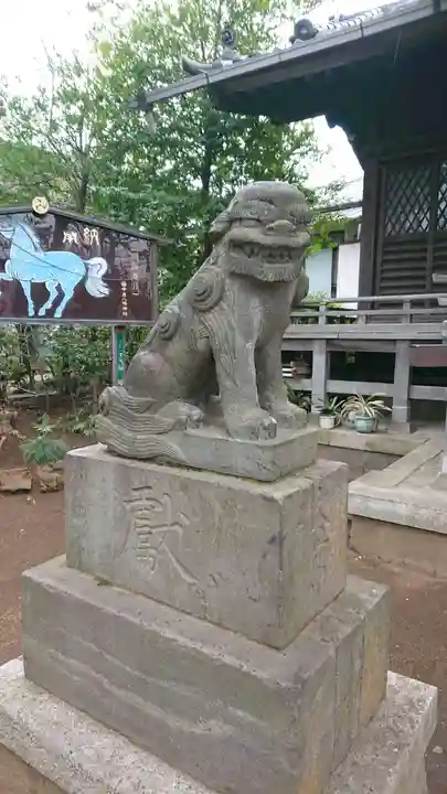 千束八幡神社の狛犬