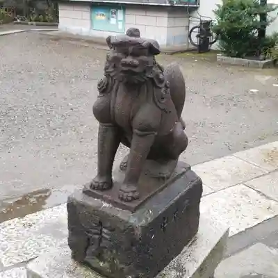 鮫州八幡神社の狛犬