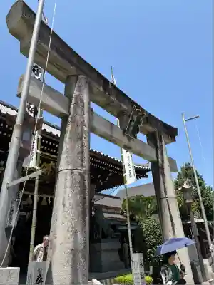 櫛田神社の鳥居