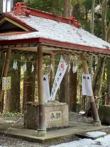 須山浅間神社の手水