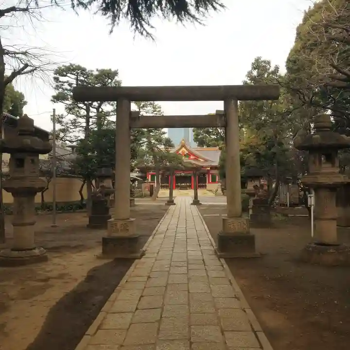 品川神社の鳥居
