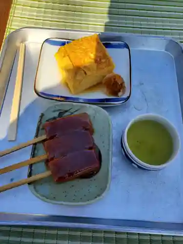 太平山神社の食事