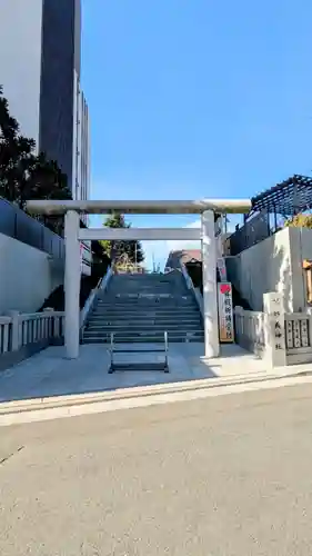 駒込妙義神社の鳥居