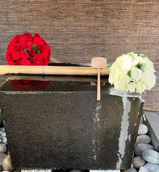 上尾御嶽神社の手水舎