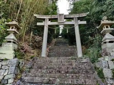 御山八幡神社の鳥居