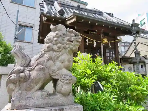 亀戸水神社の狛犬