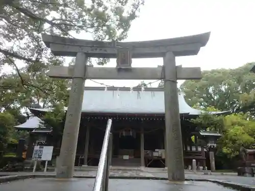 千栗八幡宮の鳥居