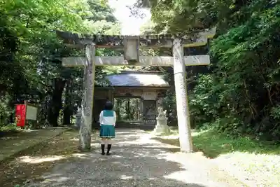 倭文神社の鳥居