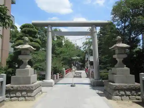 松戸神社の鳥居