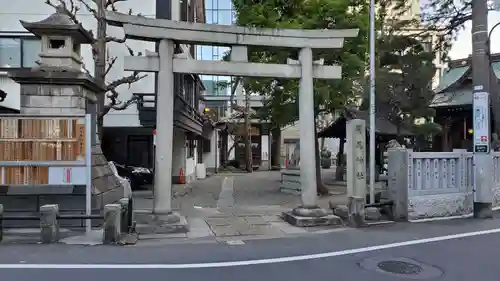 廣尾稲荷神社の鳥居