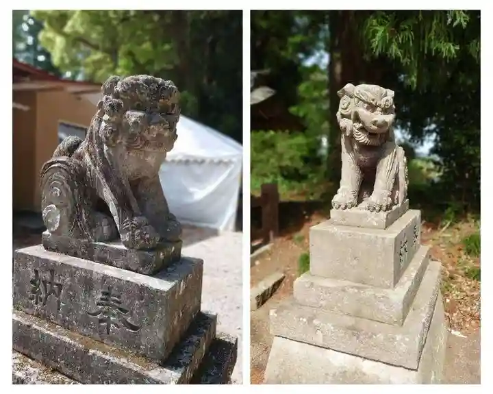 那須神社の狛犬