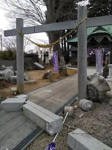 鹿島御子神社の鳥居