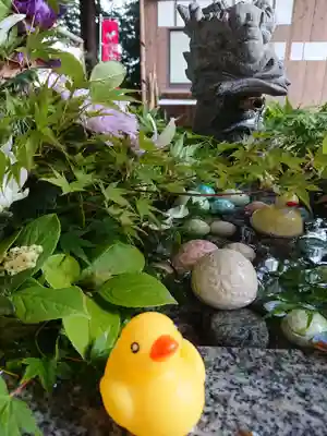 滑川神社 - 仕事と子どもの守り神の手水舎