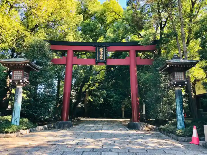 根津神社の鳥居