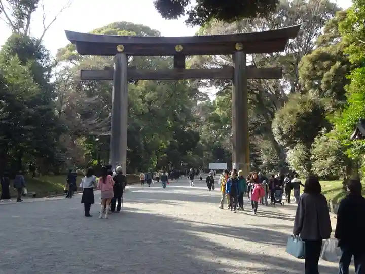 明治神宮の鳥居
