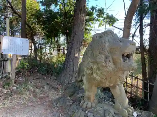 神峰神社の狛犬