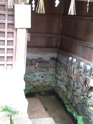 宇治上神社の手水舎
