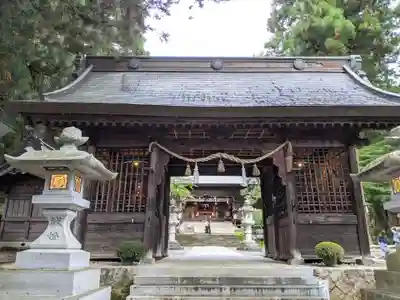 河口浅間神社の山門・神門