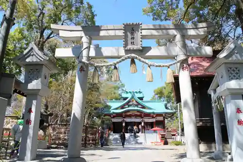 多摩川浅間神社の鳥居