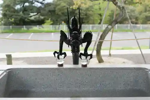 福島縣護國神社の手水舎