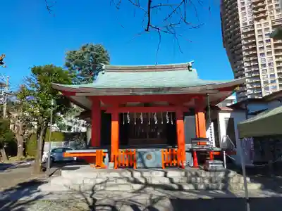 麻布氷川神社の本殿・本堂