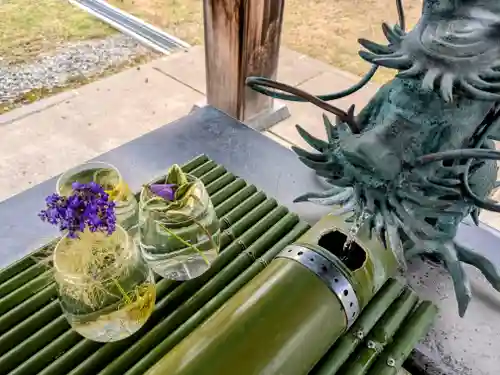 美瑛神社の手水