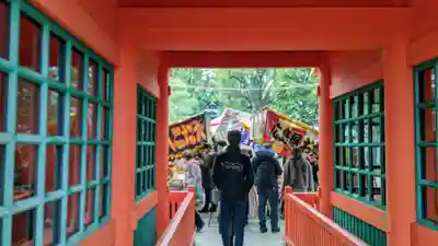 穴八幡宮のお祭り