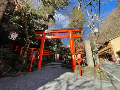 貴船神社の鳥居