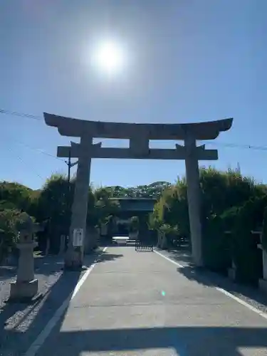 綱敷天満宮の鳥居